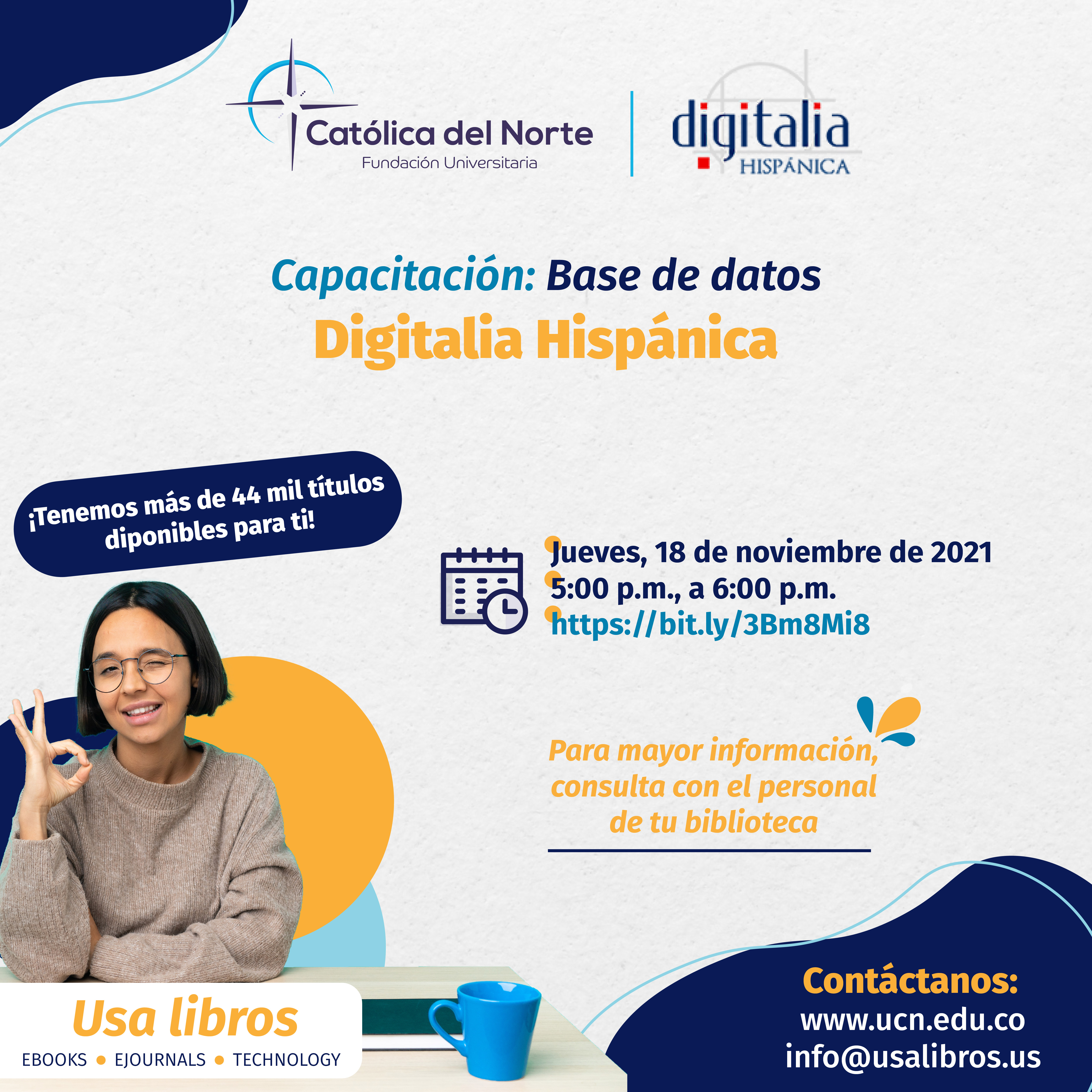Invitación capacitación: Digitalia Hispánica